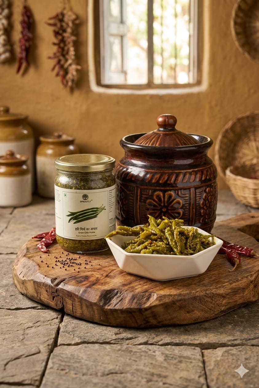 Green Chilli Pickle