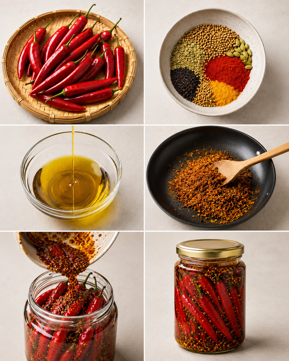 Stuffed Red Chilli Pickle