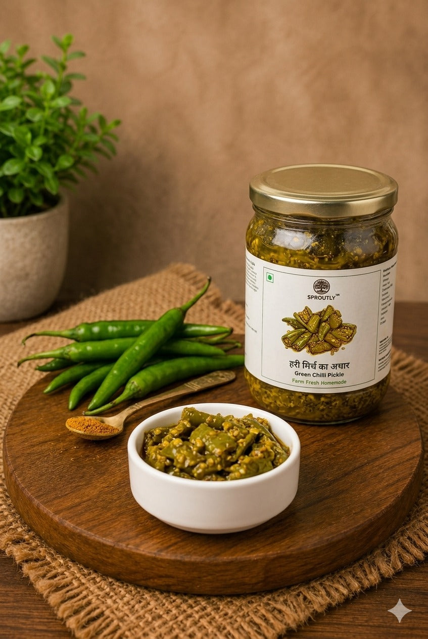 Rajasthani Hari Mirch Ka Achar
