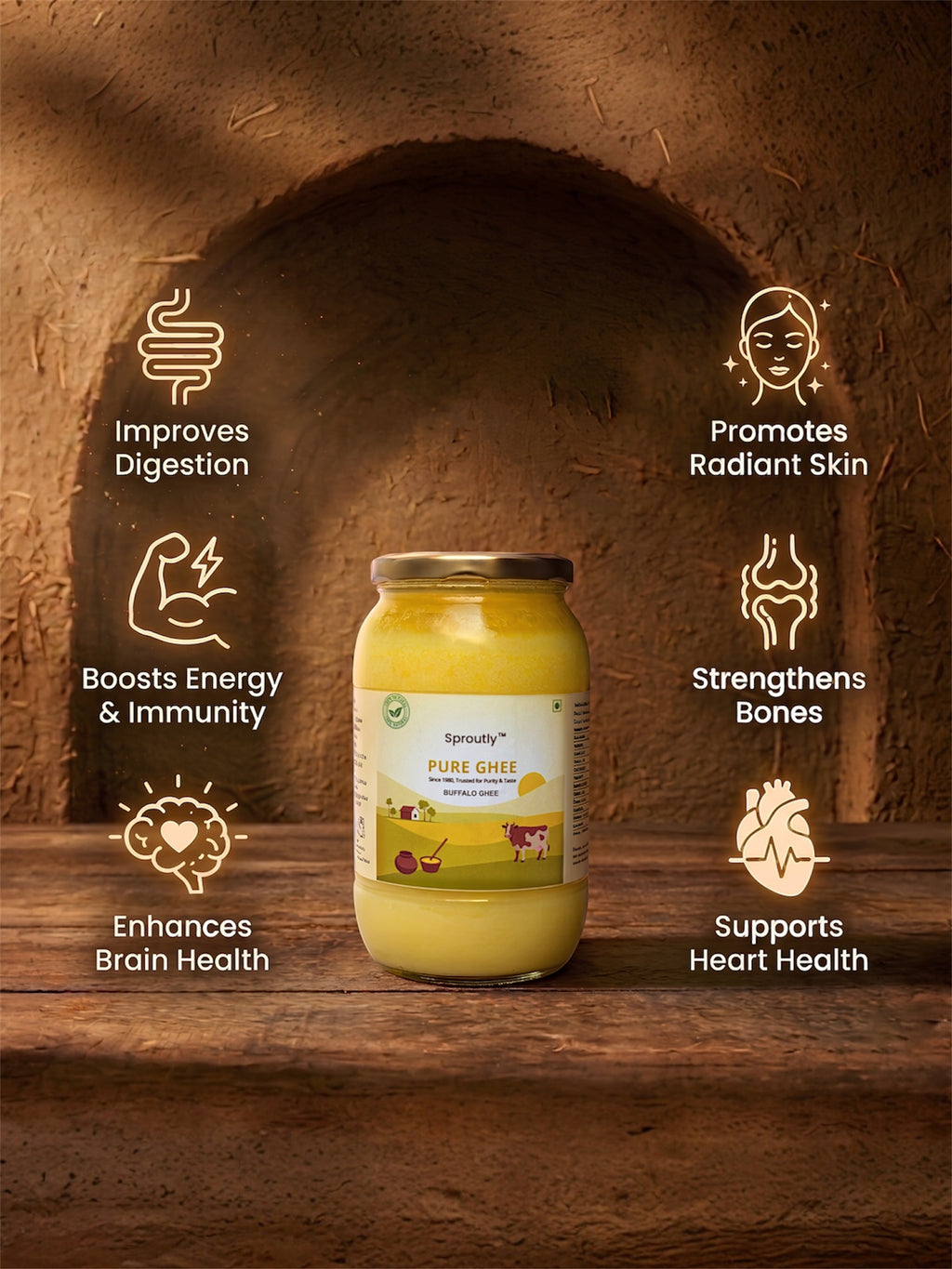 Desi Buffalo Ghee 500 ml