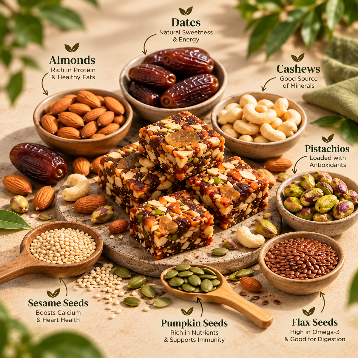 Dry Fruit Date Bites